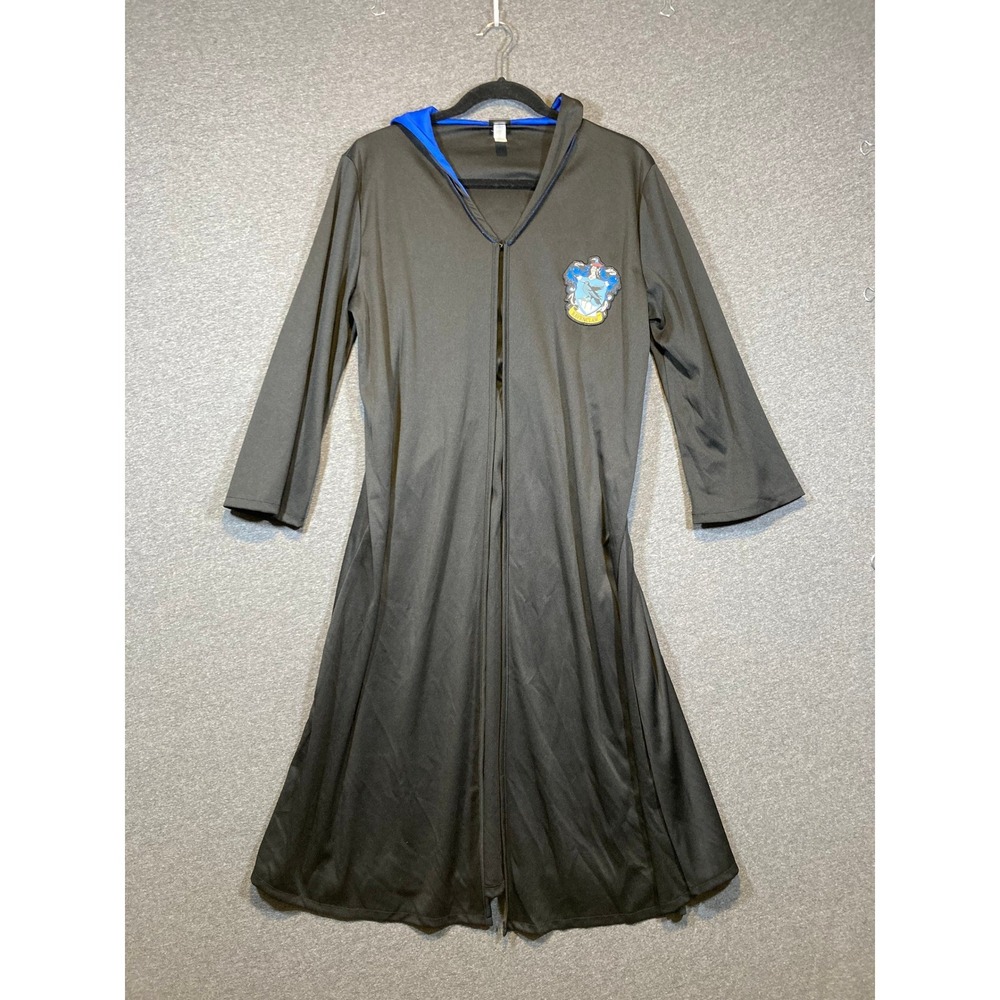 Harry Potter Ravenclaw Costume Robe Black Blue Hooded Wizarding World XL/XXL